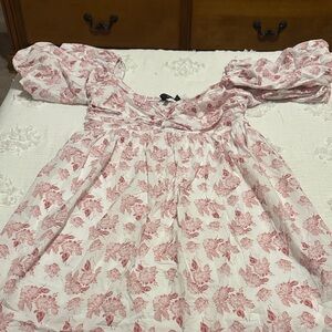 Trixxi Pink Floral Mini Dress